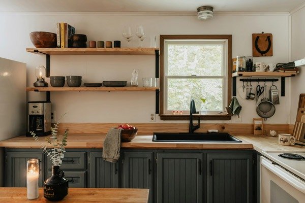 4. Swap to Butcher Block Countertops